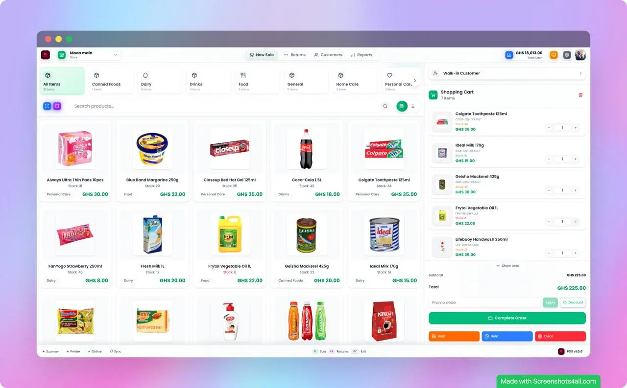 TallyhubGH dashboard preview
